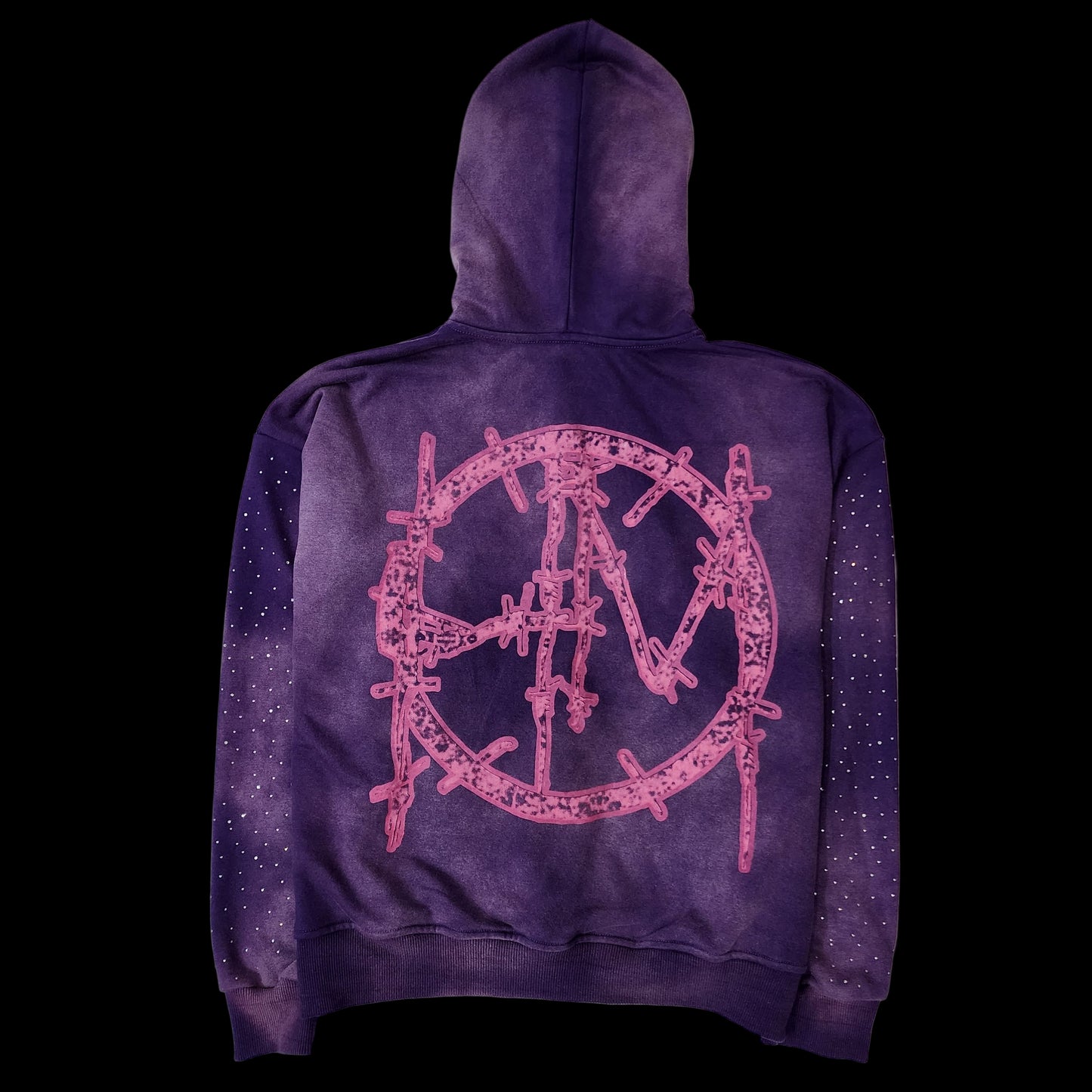 Born to live (purple) zip up