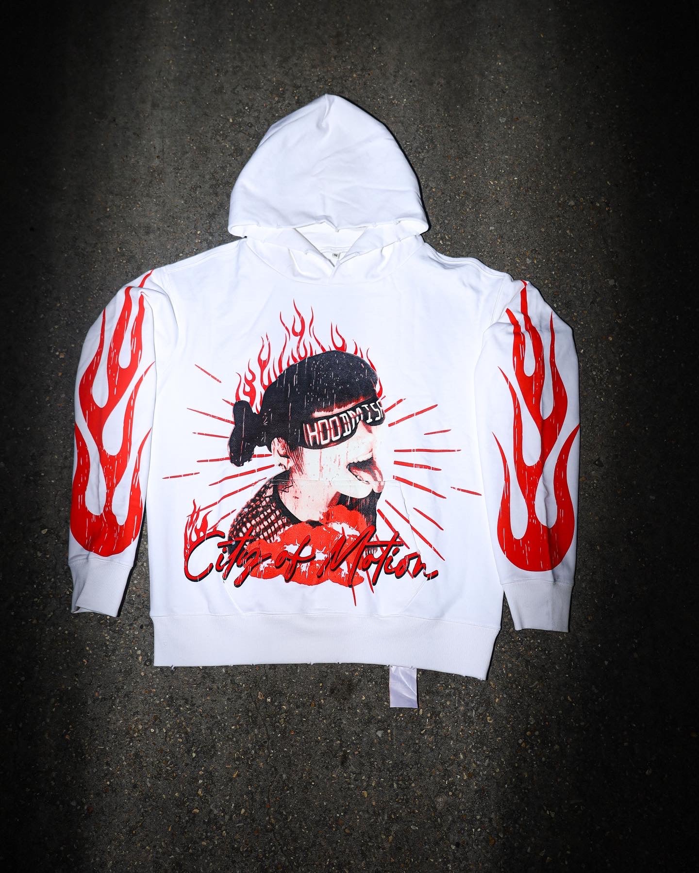 CITY OF MOTION HOODIE (RED)