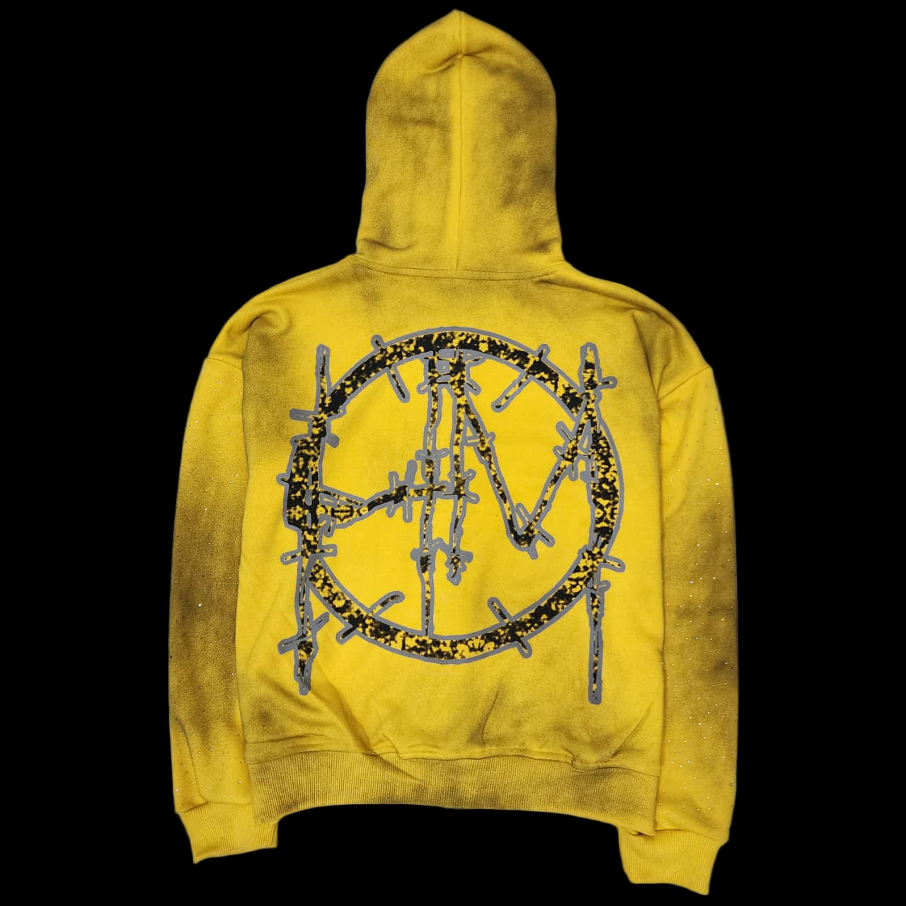 Born to live (Yellow) zip-up