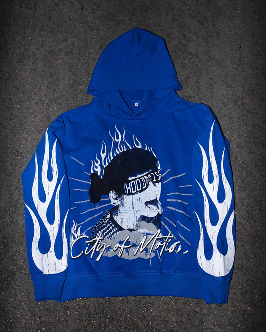 CITY OF MOTION HOODIE(BLUE)