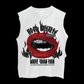Made from pain (white sleeveless )