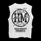 Made from pain (white sleeveless )